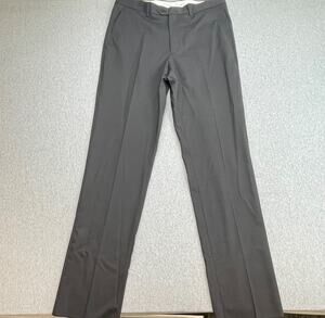 Santorelli Pants Mens 34 x 36 Micro Check Wool Blend Stretch Dress Made In Italy